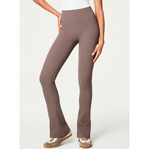 SPANX CoreLuxe Micro Flare Compression Pants Smoke/Taupe M Tall 34” Inseam